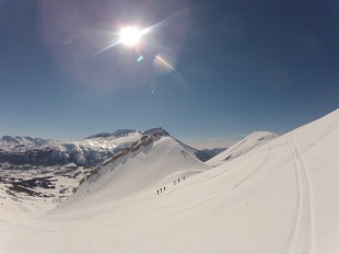 Sortie raquettes dans les alpes du sud